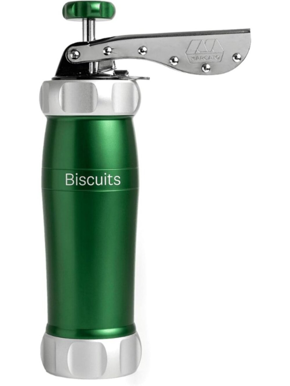 Cookie Press for Homemade Biscuits, 20 Shapes & 2 Sizes, Easy Clean Anodized